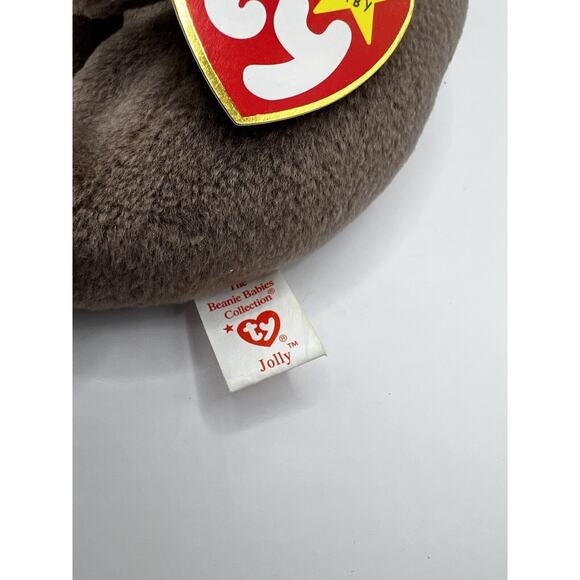 TY Beanie Baby Babies Stuffed Animal Plush Walrus Jolly 1996 - Picture 3 of 8